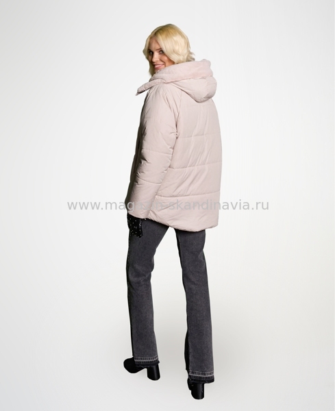 4436 374 Женская куртка DIXI COAT цвет бежевый (32-42).Финляндия