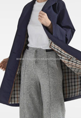 Женский плащ DIXI COAT 4030-358 цвет темно-синий.Финляндия