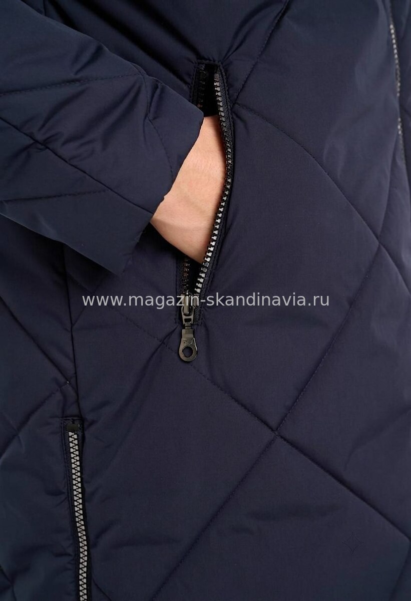 6195 314 Женское пальто  DIXI COAT цвет синий  (28).Финляндия