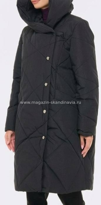 4127 322  Женское пальто DIXI COAT цвет черный (99).Финляндия