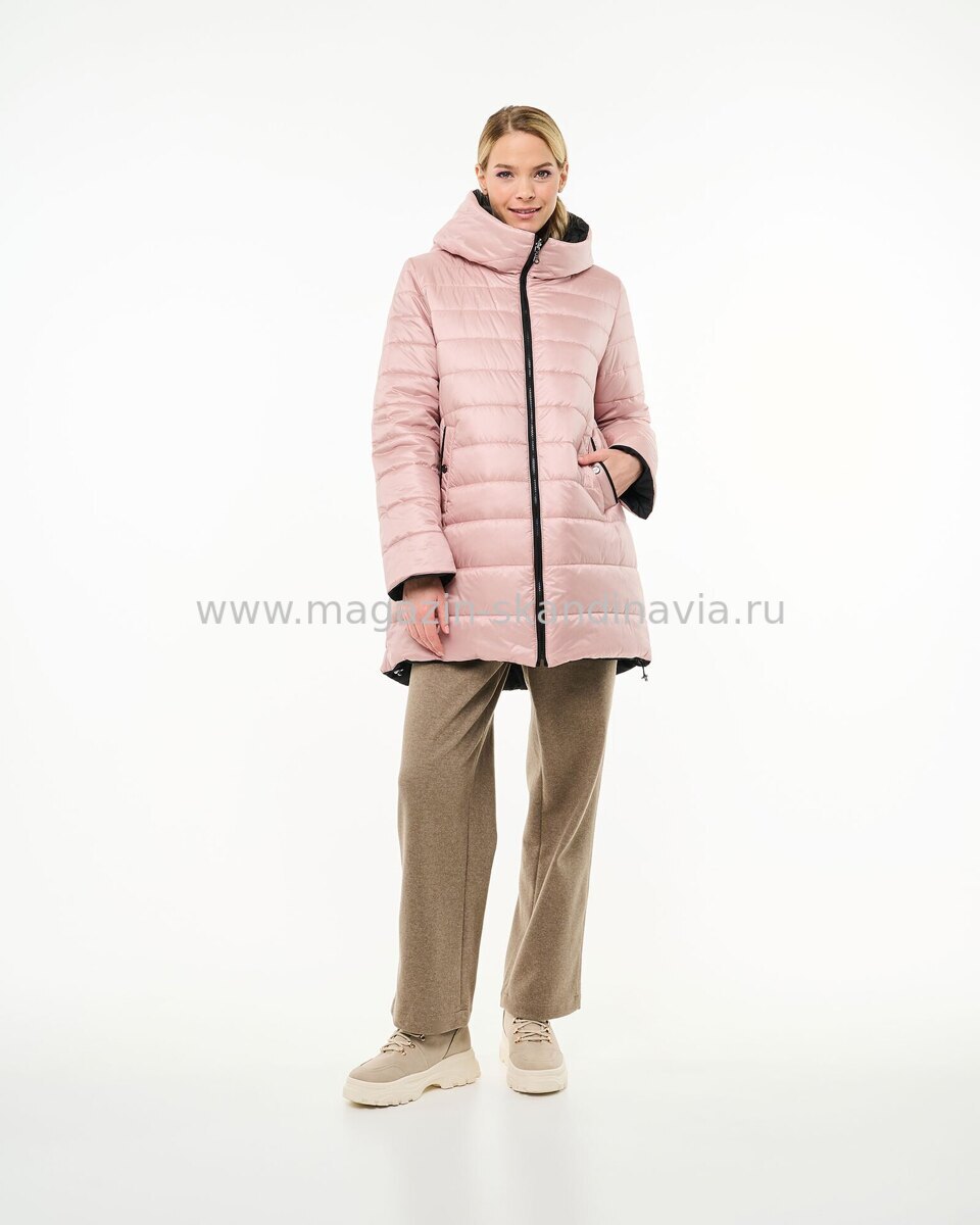 4365 115 Женская куртка DIXI COAT цвет пудровый .Финляндия