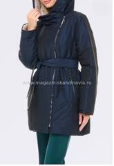 5055 115 Женская куртка DIXI COAT цвет синий-бежевый(28-32).Финляндия