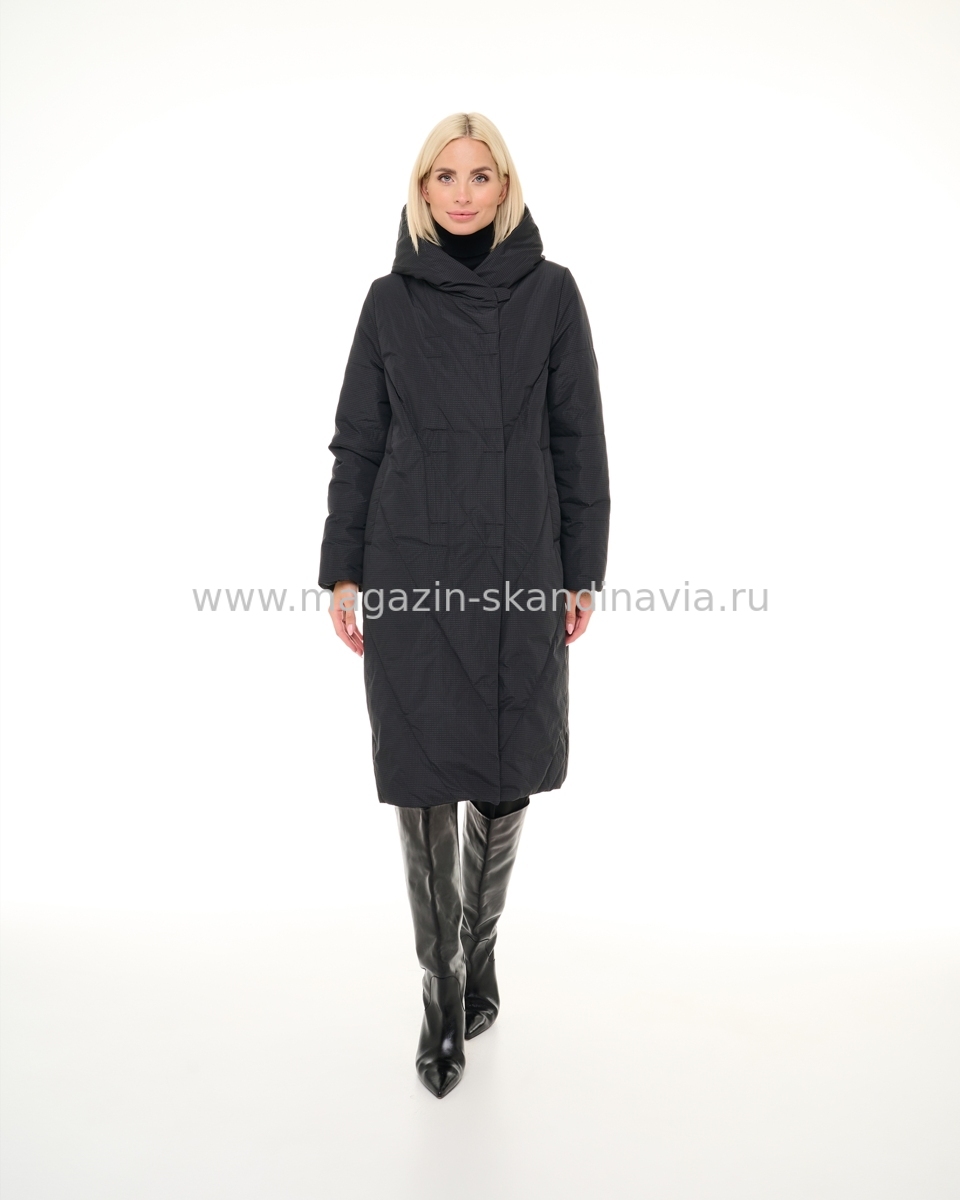 3715 322 Женское пальто DIXI COAT цвет черный (99).Финляндия