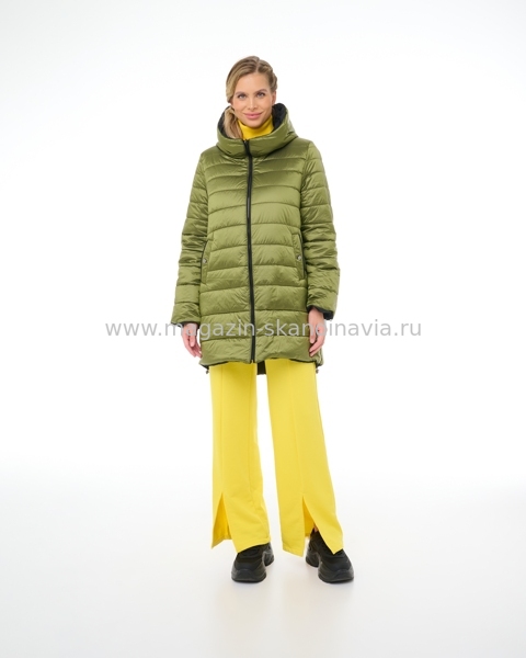 4365 115 Женская куртка DIXI COAT цвет оливковый-малахит(78-53) .Финляндия