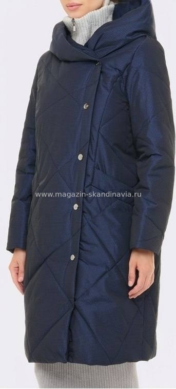 4127 322 Женское пальто DIXI COAT цвет темно-синий (28).Финляндия