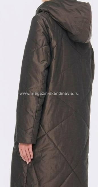 4127 322  Женское пальто DIXI COAT цвет шоколадный (39).Финляндия