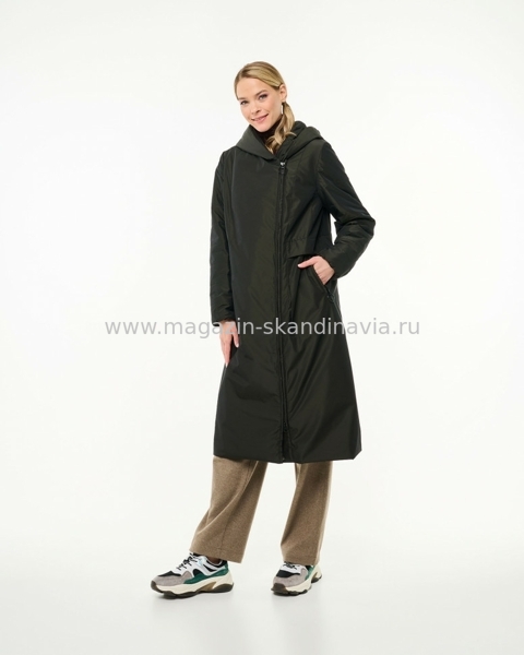 4485 115 Женское пальто DIXI COAT цвет оливковый (78).Финляндия