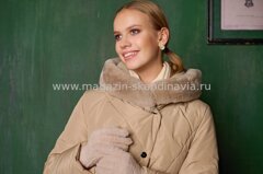 4847 115 Женская куртка DIXI COAT цвет бежевый (34-34).Финляндия