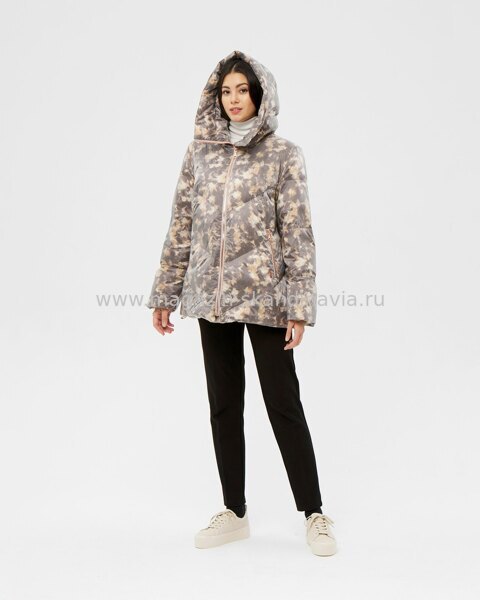 Женская куртка  DIXI COAT 775 321 S  цвет принт .Финляндия