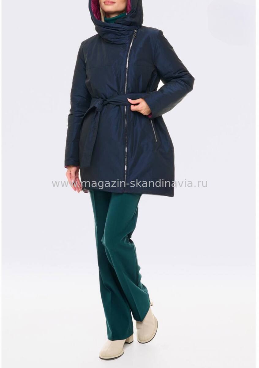 5055 115 Женская куртка DIXI COAT цв.синий-фуксия (28-83).Финляндия