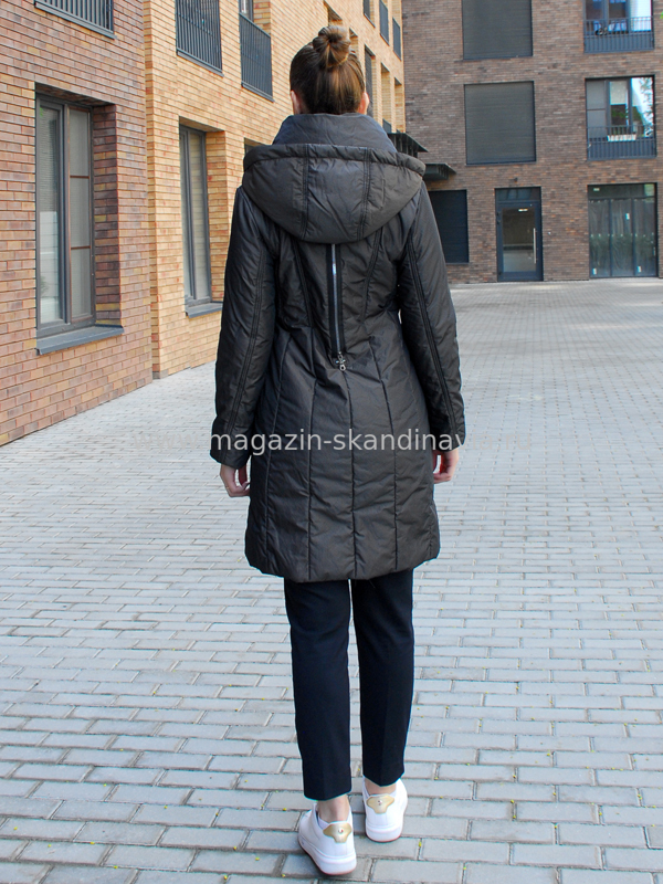 Женская куртка  DIXI COAT 3705 322 цвет шоколадный.Финляндия