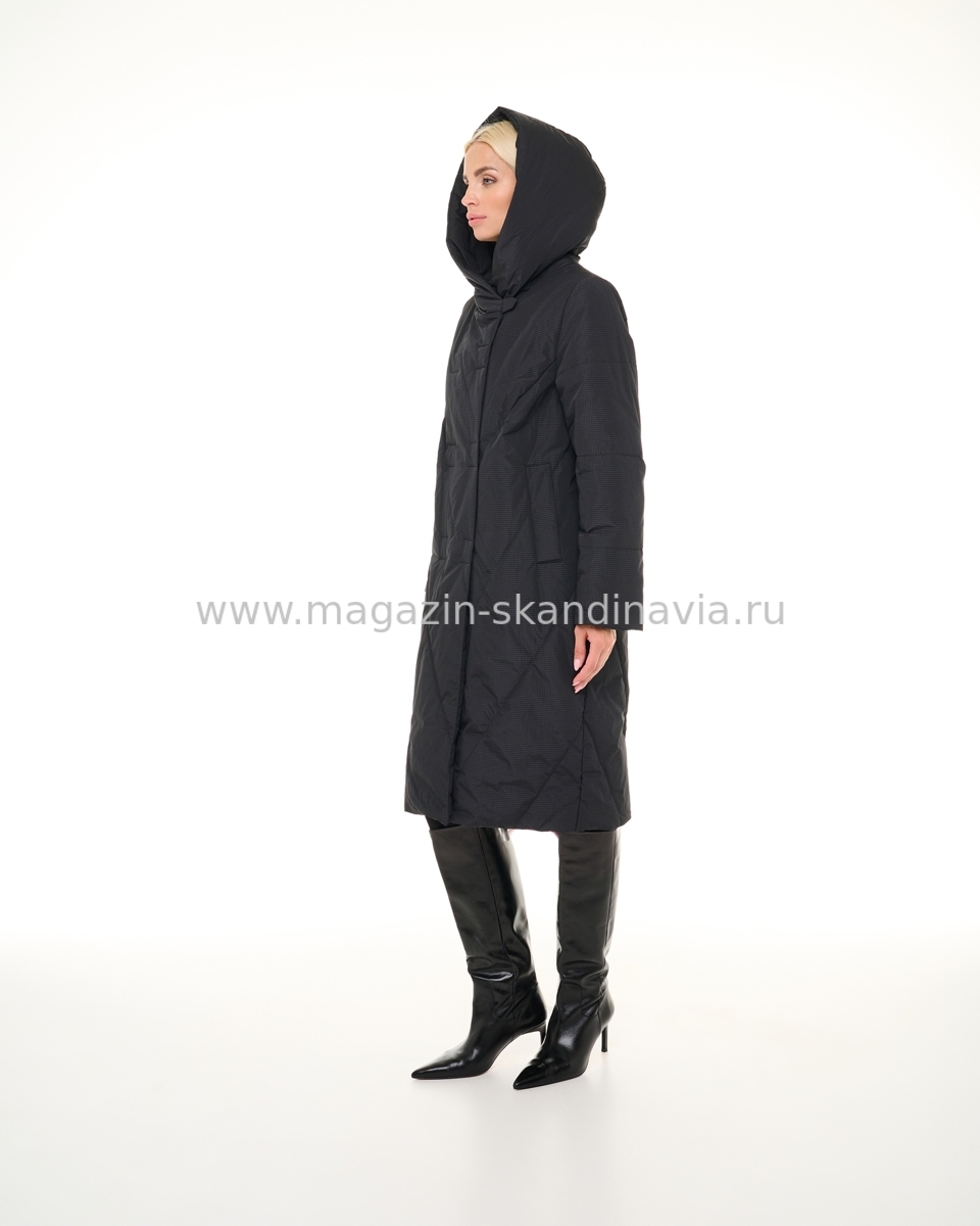 3715 322 Женское пальто DIXI COAT цвет черный (99).Финляндия