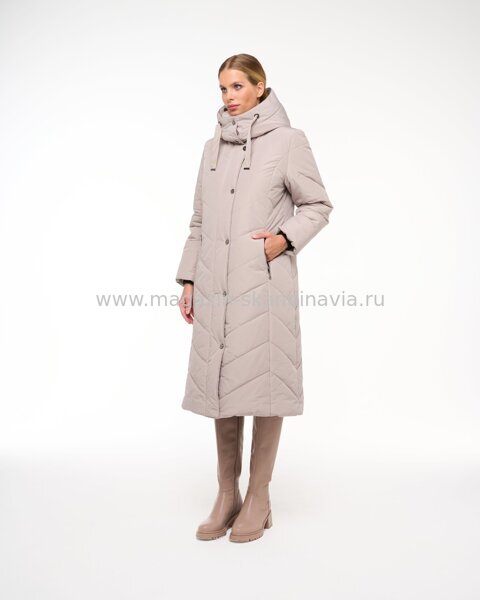 5175 115 Женское пальто DIXI COAT цвет бежевый (33-34).Финляндия