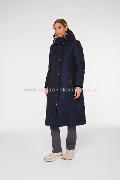 5175 115 Женское пальто DIXI COAT цвет темно синий (28-33).Финляндия