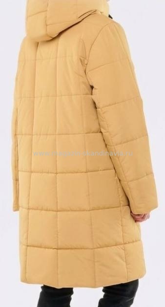 3995 121 Женское пальто DIXI COAT цвет лимонный (55).Финляндия