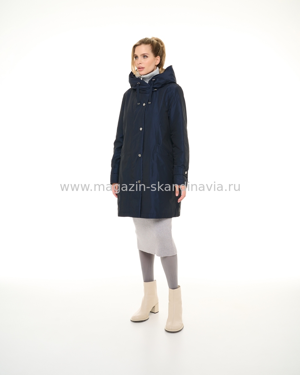 4835 115 Женская куртка DIXI COAT цвет темно синий.Финляндия