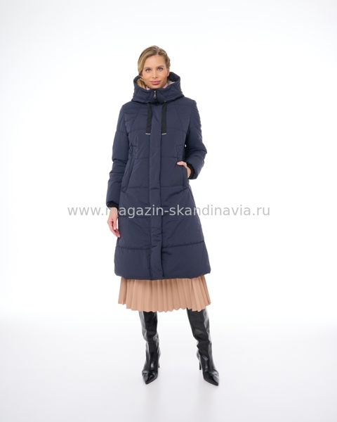 3586 121 Женское пальто DIXI COAT цвет синий(29-42) .Финляндия