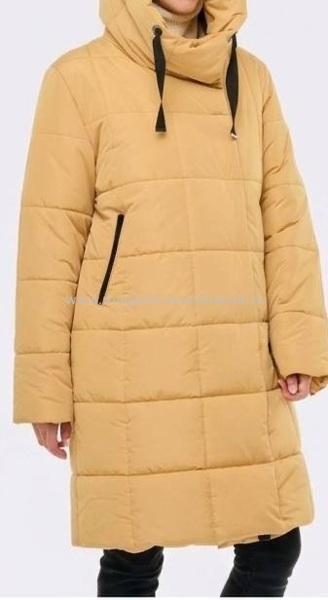 3995 121 Женское пальто DIXI COAT цвет лимонный (55).Финляндия
