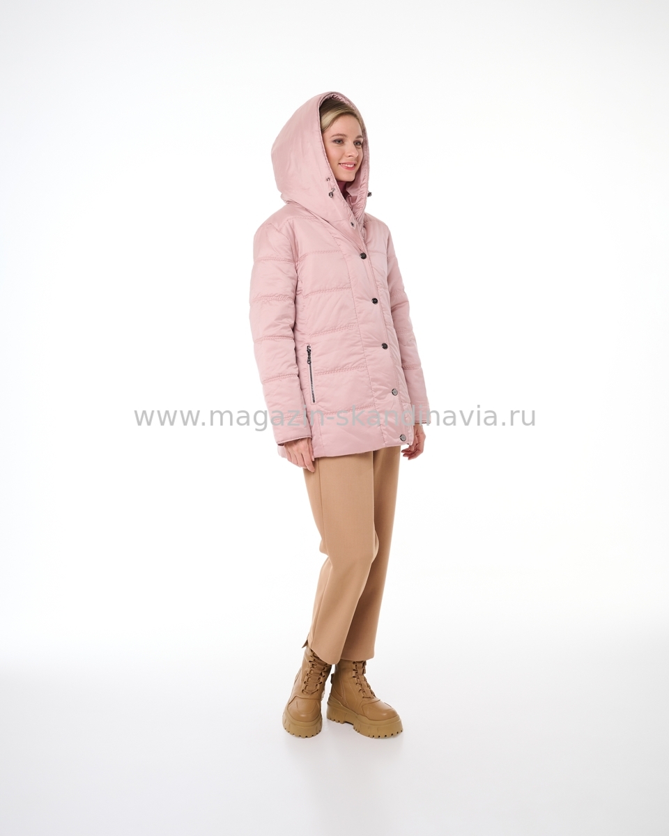 4275 302 Женская куртка DIXI COAT цвет пудровый (81).Финляндия