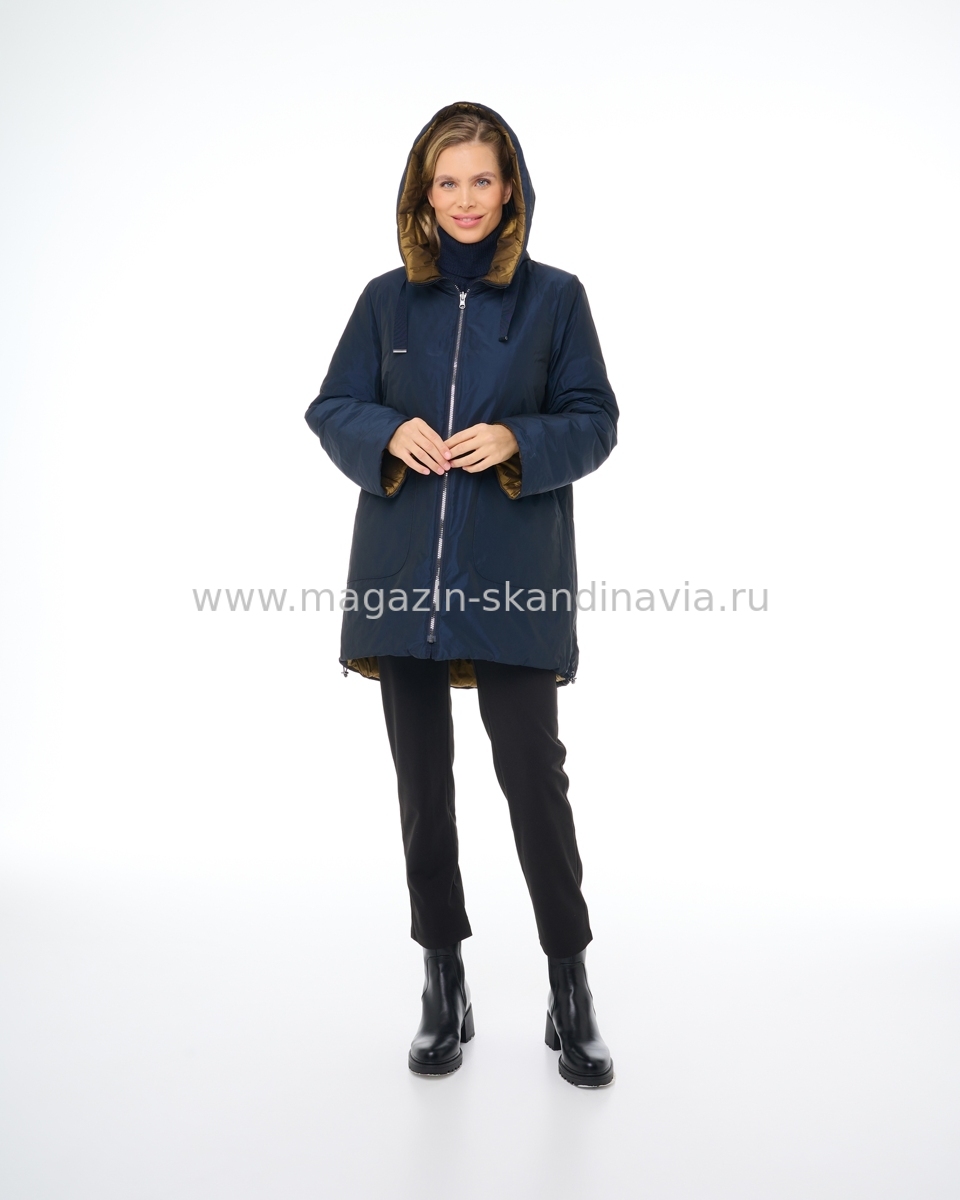 4365 115 Женская куртка DIXI COAT цвет бронзовый-синий (28-50).Финляндия