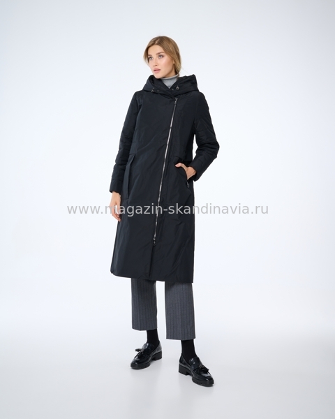 4485 115 Женское пальто DIXI COAT цвет черный (99).Финляндия