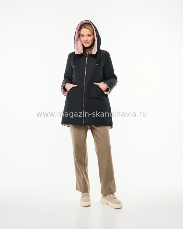 4365 115 Женская куртка DIXI COAT цвет пудровый .Финляндия