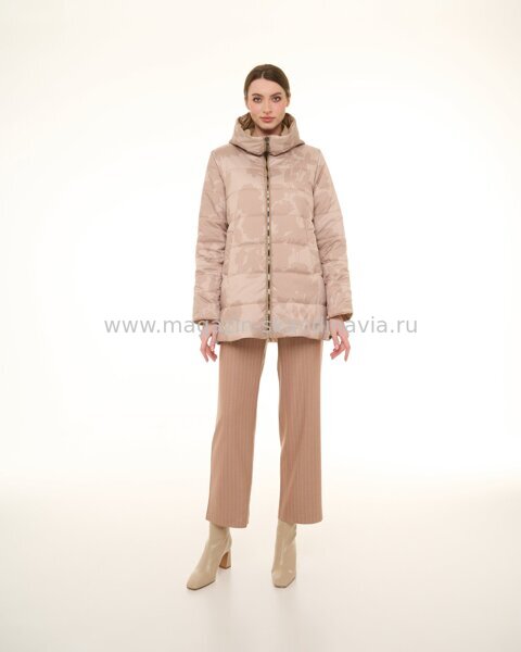 6670 115 Женская куртка DIXI COAT цвет темно бежевый-бежевый (34-34).Финляндия.