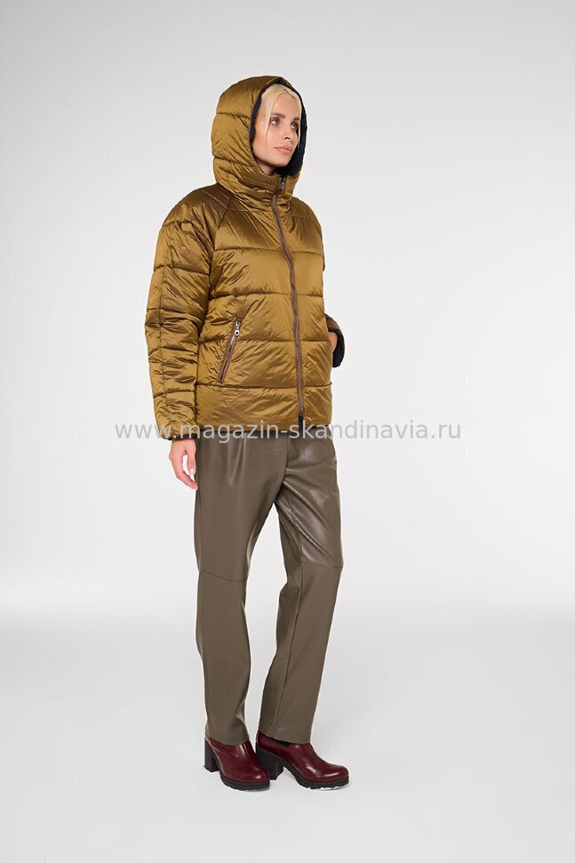 5195 115 Женская куртка DIXI COAT цвет синий-бронза (28-50).Финляндия