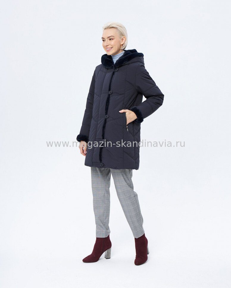 Женская куртка  DIXI COAT 5968 121 цвет синий-синий (29).Финляндия