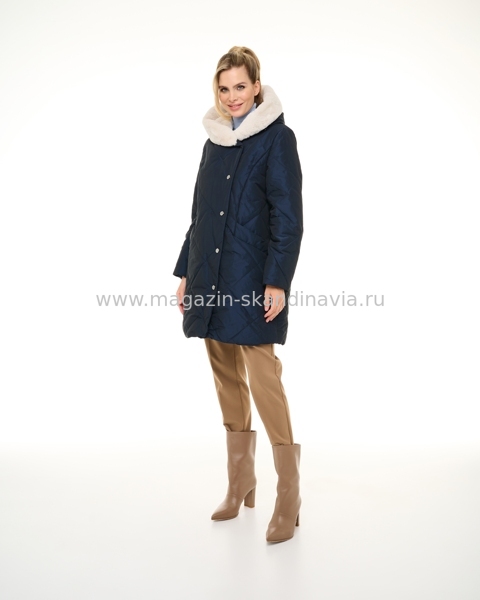 4847 115 Женская куртка DIXI COAT цвет синий (28-42).Финляндия