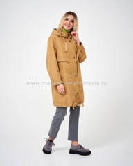 6150 115 Женский плащ DIXI COAT цвет песочный.Финляндия