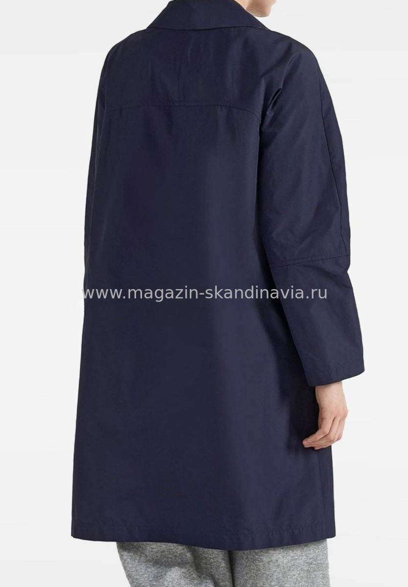 Женский плащ DIXI COAT 4030-358 цвет темно-синий.Финляндия