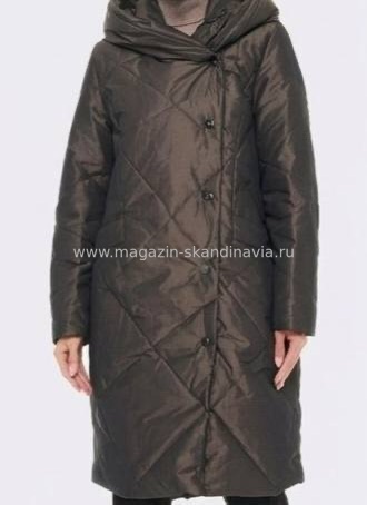 4127 322  Женское пальто DIXI COAT цвет шоколадный (39).Финляндия
