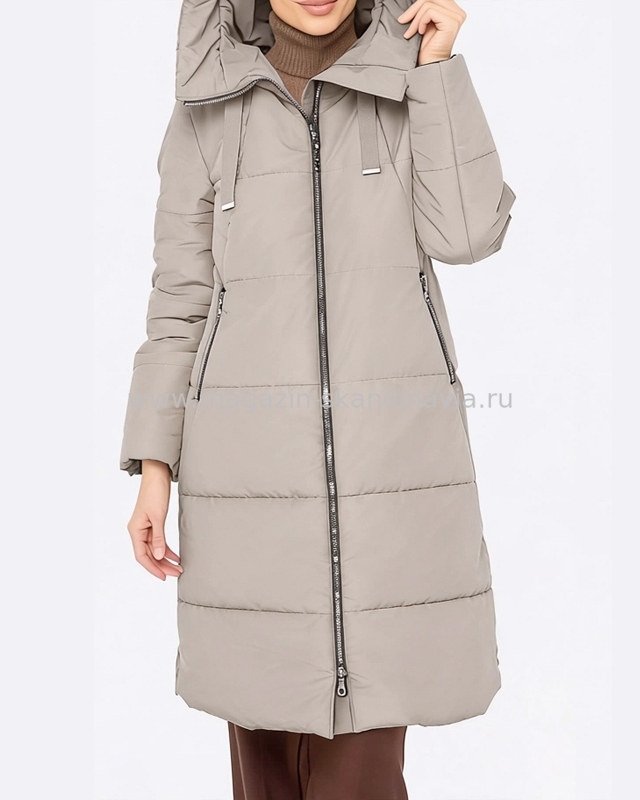 6066 115 Женское зимнее пальто DIXI COAT цвет бежевый (31).Финляндия