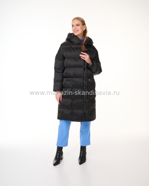 121302 ECO Женское пальто DIXI COAT цвет черный (99-99).Финляндия