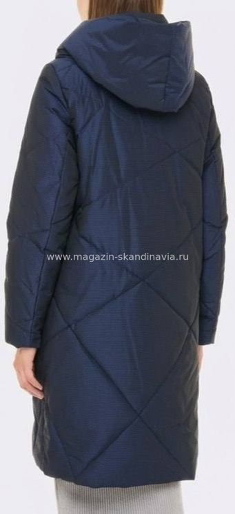 4127 322 Женское пальто DIXI COAT цвет темно-синий (28).Финляндия