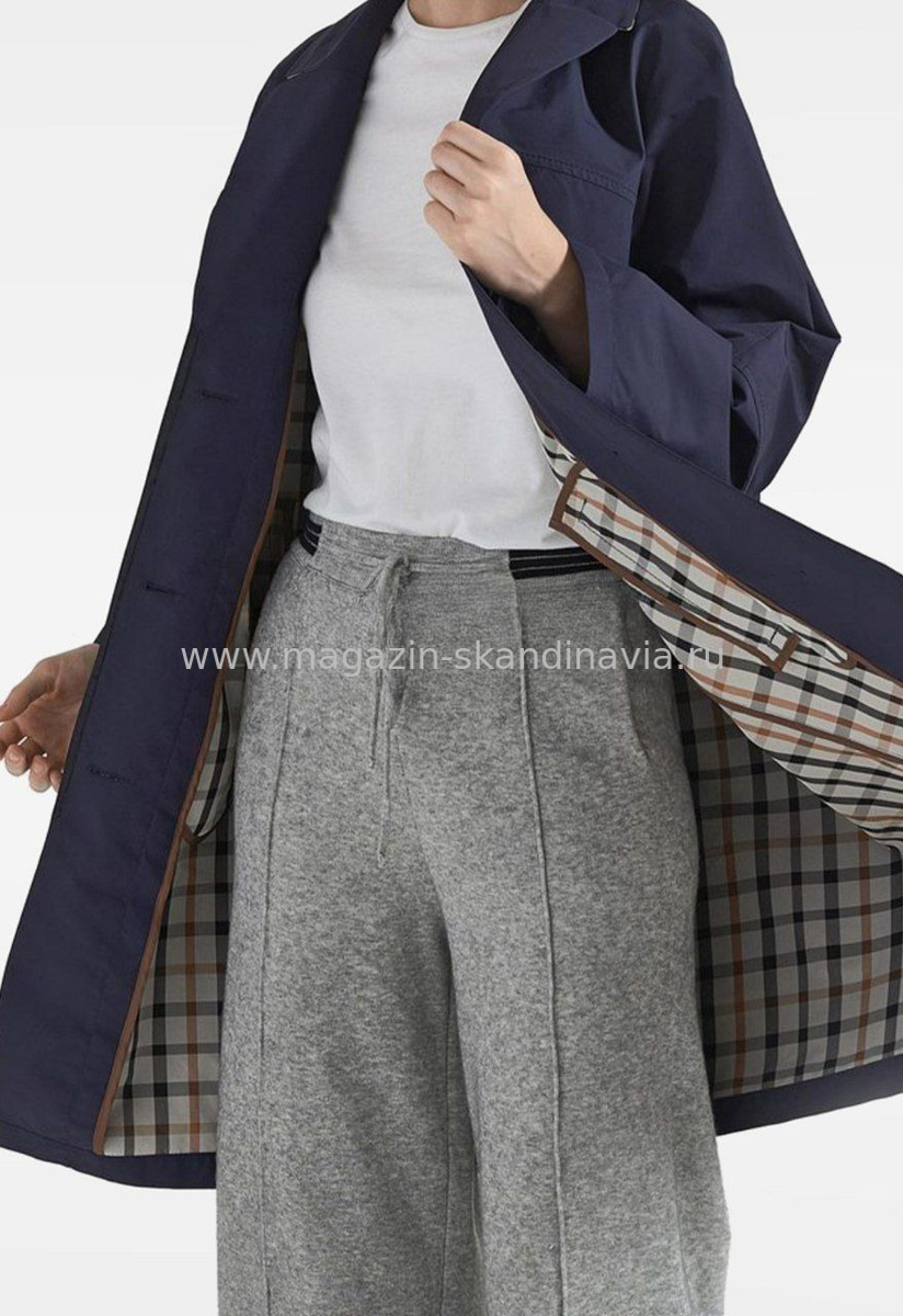Женский плащ DIXI COAT 4030-358 цвет темно-синий.Финляндия